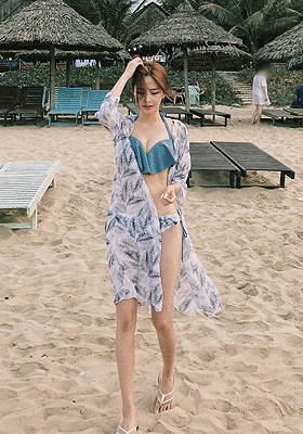 해변의여인 비키니 SET ♥로브+비키니♥이뻐2%